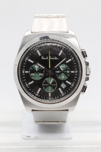 【Paul Smith】CHRONOGRAPH 0520 10BAR STAINLESS STEEL JAPAN 中古品時計 電池交換済み 24.2.12