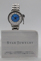 【STAR JEWELRY】 QUARTZ JAPAN MOV`T STAINLEES STEEL中古品時計 電池交換済み 24.2.17　_画像2