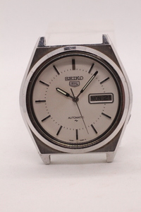 【SEIKO】5 自動巻き 7009 STAINLESS STEEL 中古品時計ヘッド 分解掃除必要 24.2.29　