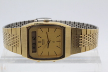 【SEIKO】ハイブリッド レアモデル！H557 SGP ST.STEEL BACK JAPAN J 中古品時計 電池交換済み 24.2.14　_画像6