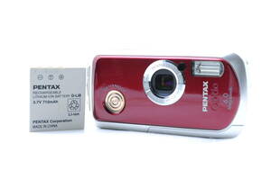 ★良品★ ペンタックス PENTAX Optio WPi ワインレッド