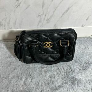 CHANEL シャネル ハンドバッグ ミニ ブラック 極小 