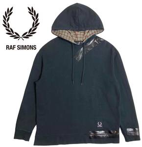 RAF SIMONS × FRED PERRY パーカー 38 ラフシモンズ フレッドペリー スウェット