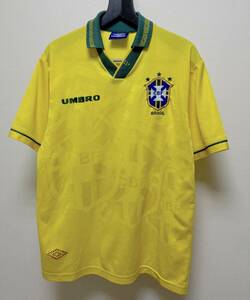 90s ブラジル代表 UMBRO Lサイズ ユニフォーム サッカー アンブロ ビンテージ