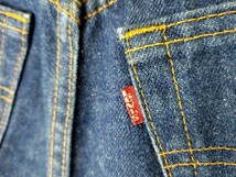 美品 濃紺 80s ～90s USA製 levi's 510-0217 w26 ストレートシルエット 80年代 90年代 アメリカ製 ビンテージジーンズ_画像5