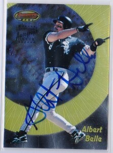 Albert Belle アルバート・ベル Auto 直筆サイン Topps Bowmans Best 1998