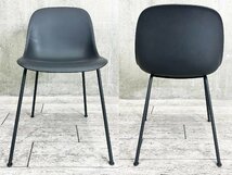 MUUTO/ムート■FIBER SIDE CHAIR / ファイバーサイドチェア チューブベース■北欧■ブラック_画像2