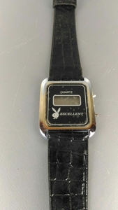 #playboy excellent наручные часы Play Boy мода текущее состояние необходимо батарейка замена retro #147