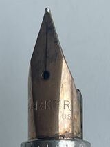 PARKER パーカー ペン先14k金 STERLING SILVER スターリングシルバー 14K 万年筆 現状品です。 _画像3