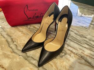 Christian Louboutin ルブタン ヒール パンプス マッド ブラック 23.5