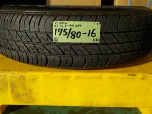 5) 6802b ブリヂストン デューラー Ｈ／Ｔ ６８４ 175/80R16 １本のみ ジムニー 等 2015年製