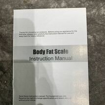 未使用品　体重計　Doatry Body Fat Scale ブラック　Max180kg Div100g_画像7