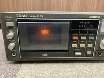 TEAC ティアック 3ヘッドシングルカセットデッキ C-3X ステレオカセットデッキ カセットテープレコーダー 3ヘッド _画像2