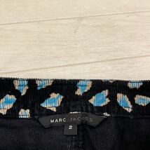 1341◎ MARC BY MARC JACOBS マーク バイ マークジェイコブス Aライン スカート 膝丈 コーデュロイ ブラック レディース2_画像4