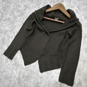 N @ イタリア製 '高級感溢れる' TRANSIT PAR SUCH トランジット WOOL ニット カーディガン 羽織り size2 レディース 上着 トップス 古着