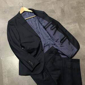 H☆美品/ 極上!!Ermenegildo Zegna/エルメネジルドゼニア社製生地 '日本製' TETSUYA KANDA SARTORIALE 上下 セットアップ スーツ 紳士服 46