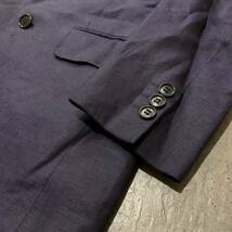 C ☆ 至高の一品 'イタリア製' Ermenegildo Zegna エルメネジルドゼニア PURE LINEN リネン100% テーラードジャケット size:44 高級紳士服_画像5