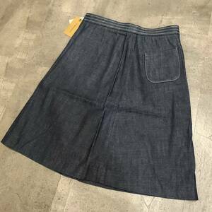 VV ▼ 未使用品 / 洗練されたデザイン!! '日本製' J & M Davidson ジェイアンドエムデヴィッドソン コットン100% デニムスカート size:10 