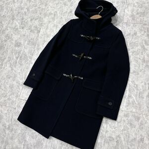 PP ＊ 良品 '着心地抜群' MACPHEE マカフィー TOMORROWLAND 高品質 メルトンウール ダッフルコート size38 レディース 婦人服 アウター 