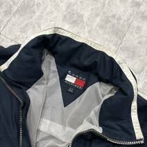 DD ＊ 古着 '希少 90's ビンテージ' TOMMY HILFIGER トミーヒルフィガー 高品質 ジップアップ ブルゾン / ジャケット XL メンズ アウター_画像8