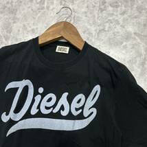 KK @ 国内正規品 '人気モデル' DIESEL ディーゼル 半袖 COTTON ロゴ プリント Tシャツ / カットソー sizeM メンズ 紳士服 トップス 古着 _画像4