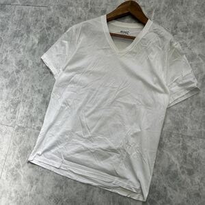 I @ 人気モデル '着心地抜群' RHC Ron Herman ロンハーマン 半袖 COTTON Vネック Tシャツ / カットソー sizeL メンズ 紳士服 トップス 