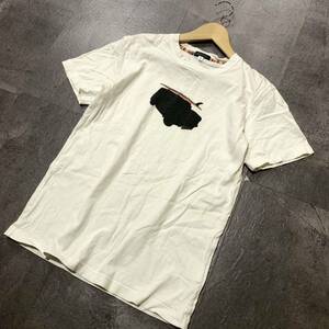 EE☆ 名作!!ミニクーパーシルエットデザイン'日本製' Paul Smith ポールスミス 半袖 コットン100% クルーネック Tシャツ M メンズ トップス