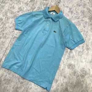 EE ☆ 人気モデル!! '日本製' LACOSTE ラコステ L1212X半袖 コットン100%生地 ポロシャツ size:2 メンズ トップス 紳士服