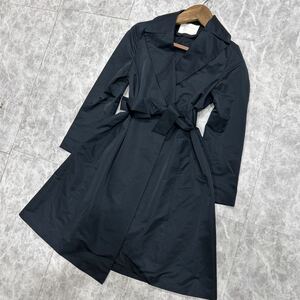 XX @ 美品 / 日本製 '洗礼されたデザイン' Ballsey ボールジー 高品質 ベルト付き スプリングコート 羽織り 38 レディース 上着 アウター