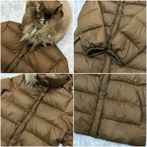 1円~＊ 国内正規品 '茶タグ 高級婦人服' MONCLER モンクレール VALENTINE ファー付き 中綿 ダウンジャケット 00 レディース 49353/97/68959_画像10