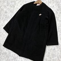 PP ＊ 良品 22AW '保温性抜群' DANTON ダントン 中綿 メルトンウール モッサ ノーカラー ダウンコート size38 レディース アウター BLACK_画像1