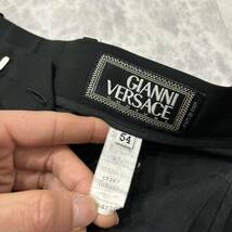 I ＊ イタリア製 '希少 80's~90's ビンテージ' GIANNI VERSACE ジャンニ ヴェルサーチ 高品質 WOOL混 STRETCH スラックスパンツ 54 メンズ_画像7