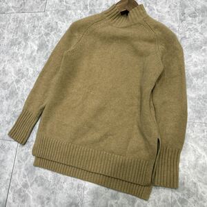 BB@ 国内正規品 '人気 ポニー刺繍' Polo Ralph Lauren ポロラルフローレン WOOL混 カシミヤ モックネック ニット セーター S トップス 古着