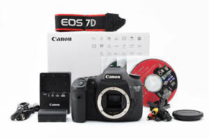 キャノン Canon EOS 7D ボディ 1800万画素 【元箱付き・付属品多数】 ♯L9001B610500IG