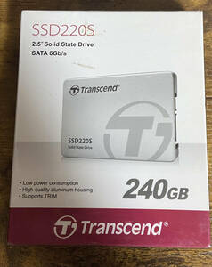 新品未使用　Transcend 2.5インチSSD 220 S 240GB SATA6 Gb/s トランセンドジャパン