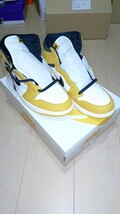 国内正規 新品未使用 Nike Air Jordan 1 Retro High OG Yellow Ochreナイキ ジョーダン1 イエローオークル 27.0cm_画像8