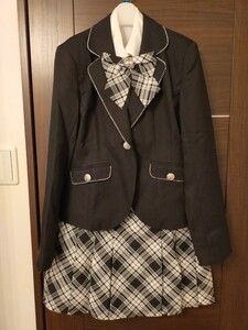 1円〜 卒業式 フォーマルスーツ セットアップ 女の子 卒服　150○新品