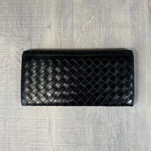 Bottega Veneta Intrecciato Black Bifold Long Wallet イントレチャート ブラック 二つ折り　ロング　長財布_画像2