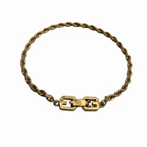GIVENCHY Gold Bracelet Rope Chain ジバンシー ゴールド ブレスレット ロープチェーン_画像4