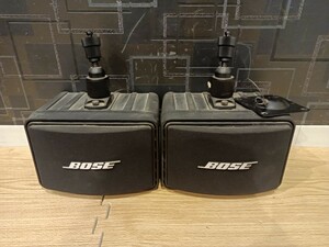 nn0202 188 BOSE ボーズ MODEL 111AD スピーカーシステム ペア ブラック 中古 現状品 オーディオ機器 音響機器 スピーカー