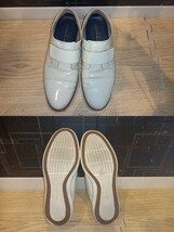 nn0202 047 COLE HAAN コールハーン レディース カジュアルシューズ 7Bサイズ(24.0cm-やや細め) 2点 セット 中古 現状品 靴 黒 白_画像3