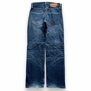 Levi’s リーバイス 502 ストレート デニム パンツ 00502-0222 革パッチ 5ポケット ジーンズ ジーパン アメカジ 古着 W28 L33 インディゴ