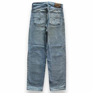 Levi's リーバイス J22 ストレート デニム パンツ 革パッチ 5ポケット テーパード ジッパーフライ ジーンズ ジーパン 約W70cm ライトブルー