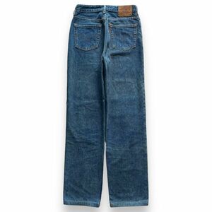 90s 日本製 Levi's リーバイス W515 ストレート デニム ハイウエスト パンツ W515-0227 ジーンズ ジーパン 古着 W30 L32 インディゴブルー