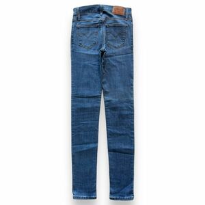 Levi's リーバイス SLIMMING SKINNY スキニー ストレッチ デニム パンツ 紙パッチ スリム ジーンズ ジーパン W24 L30 インディゴブルー