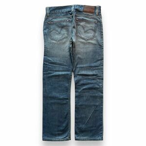 00s Levi's リーバイス 522 スリム テーパード デニム パンツ PCL 600B ジーンズ ジーパン 紙パッチ アメカジ 古着 W33 L32 インディゴ