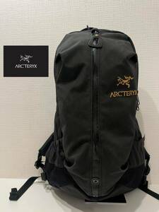 ★Arc’teryx★アークテリクス★ARRO 22 BACKPACK★アロー22バックパック★リュックサック★ナイロン★刺繍ロゴ★ブラック★黒★