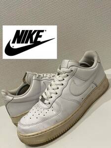 ★NIKE★ナイキ★AIR FORCE 1 07′ LOW★315122-111★エアフォース1★ローカットスニーカー★オールホワイト★白★US10.5★28.5cm★