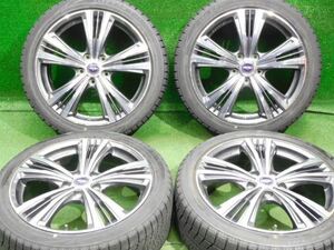 中古 ホイールタイヤ 4本 215/45R18 2015年製 5分山 ドルフレン スタッドレス タイヤ ブリザック　VRX