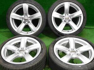 中古 ホイールタイヤ 4本 245/40R18 2019年製 7分山 アウディ A5 純正 ラジアル タイヤ グットイヤー イーグル レブスペック RS-02